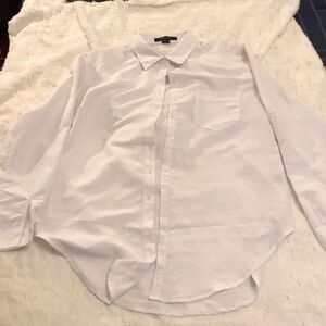 Cute button down white blouse